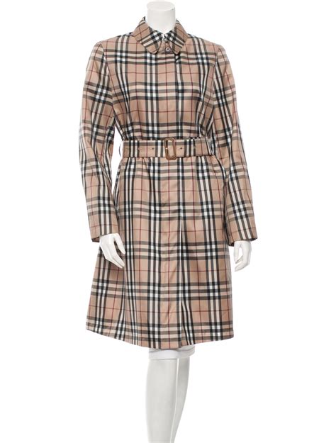 burberry nova check trench coat|burberry black trench coat.